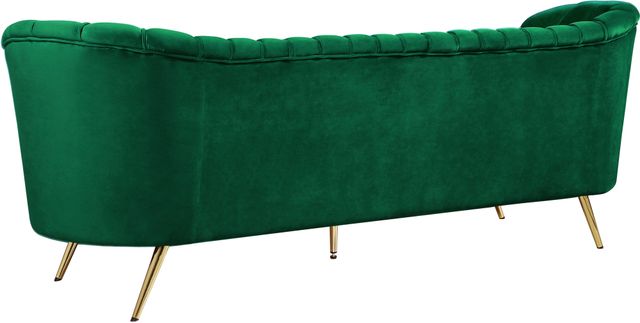 Meridian Furniture Margo Green Velvet Sofa-1