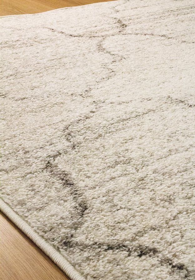Kalora Interiors Focus Gray/Light Gray Classic Ogee 7' x 11' Rug-1