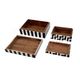 A & B Home Allegro 2-Piece Black/White Lidded Box Set-4