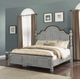 Flexsteel® Plymouth Distressed Graywash King Panel Bed-1
