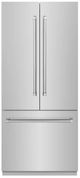 ZLINE 36" 19.6 Cu. Ft. Stainless Steel Built-In Bottom Freezer Refrigerator with Graphite Gray Interior-0