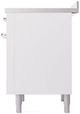 Ilve® Nostalgie II Series 36" White Pro Style Induction Range-3
