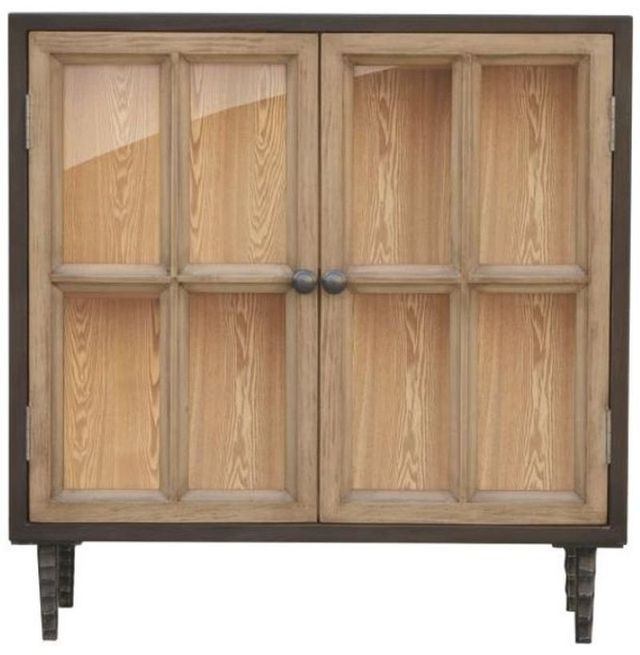 Nest Home Collections Camden Espresso/Natural Doors Accent Cabinet-0