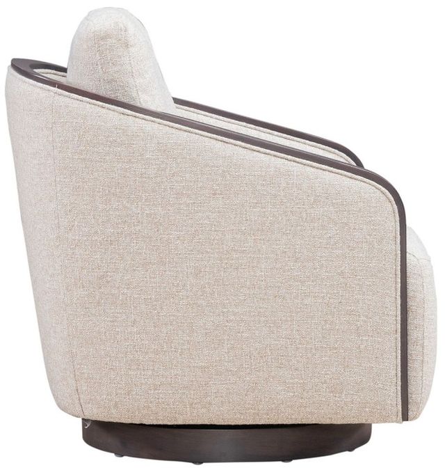 Liberty Furniture Nora Dark Brown/Nathan Ginger Swivel Accent Chair-3