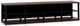 Salamander Designs® Synergy Open Center Quad 20 AV Cabinet-Dark Walnut/Black-0