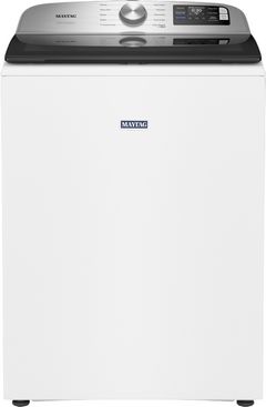 Maytag® 5.2 Cu. Ft. White Agitator Top Load Washer with Extra Power