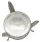 A & B Home Alvada 2-Piece Silver 3-Leaf Pillar Candle Holder Set-3