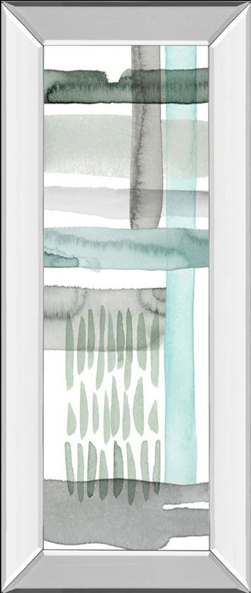 Classy Art Cross Stitch Panel II by Grace Popp Mirror Framed Wall Art-0