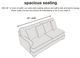 Signature Design by Ashley® Stoneland Fossil Power Reclining Sofa-4