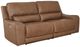 Signature Design by Ashley® DeepWakes Caramel Power Reclining Sofa with Adjustable Headrest-0