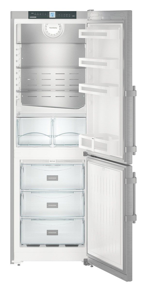 Liebherr 11.1 Cu. Ft. Stainless Steel Bottom Freezer Refrigerator-2