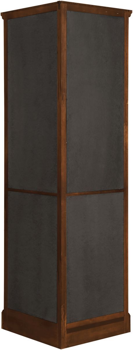 Coaster® Burnished Brown 6-Shelf Corner Curio Cabinet-3