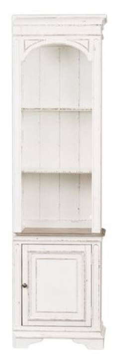 Liberty Furniture Magnolia Manor Antique White Right Pier-1