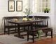 ECI Furniture Gettysburg Distressed Brown Dining Table-0