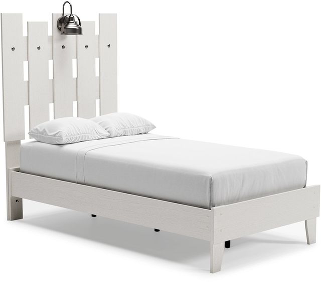 Signature Design by Ashley® Vaibryn 5-Piece Two-Tone Twin Panel Platform Bed Set-1