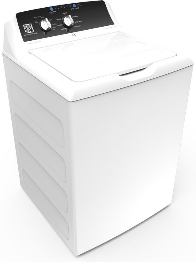 GE® 4.2 Cu. Ft. White Built-In App Payment System Commercial Washer-1