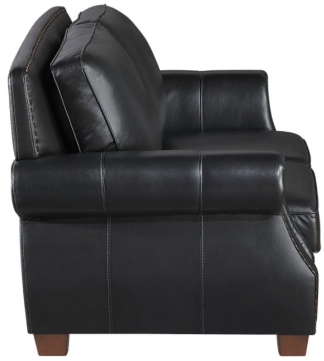 Homelegance® Remington Black Loveseat-3
