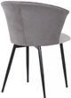 Armen Living Lulu Grey/Black Dining Chair-3