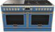 Fulgor Milano® Evoque 400 Series 60" RAL Pro Style Dual Fuel Hybrid Range with Brushed Brass Trim -2