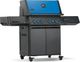 Napoleon 50th Anniversary Edition Prestige® 500 4-Burner Black Freestanding Natural Gas Grill with Heritage Blue Lid-2