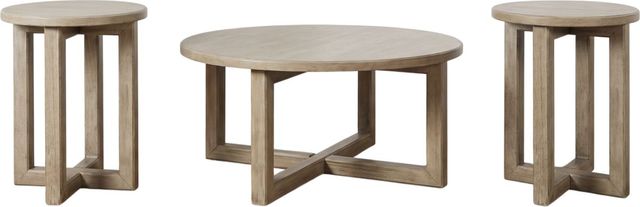 Liberty Furniture Proximity Place 3-Piece Barley Buff Optional Occasional Table Set-0