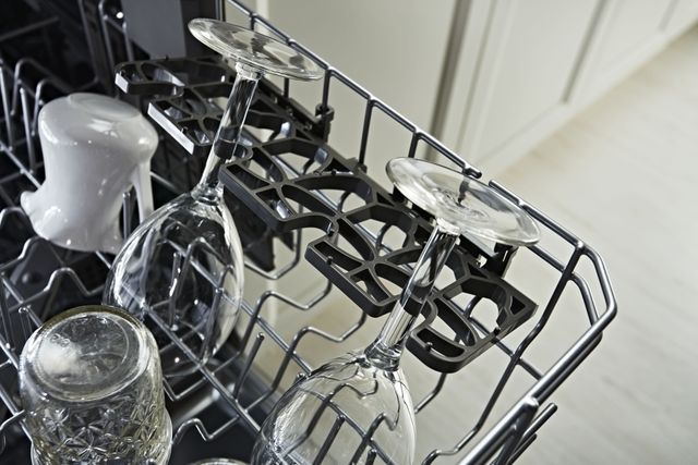 KitchenAid® 24" Black Stainless Steel with PrintShield™ Finish Built In Dishwasher-3