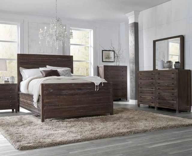 Modus Furniture Townsend Java King Panel Bed-1