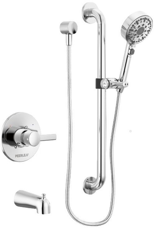Peerless Precept® Chrome Tub and Hand Shower-0