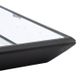 A & B Home Black Glass Rectangular Tray-5