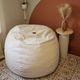 CordaRoy's® Original Ecru Terry Corduroy Queen Bean Bag Chair-3