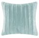 Olliix by Madison Park Duke Blue Faux Fur Square Pillow-0