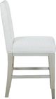 Magnussen Home® Lenox 2-Piece Acacia White/Sand Counter Chair Set with Upholstered Seat and Back-2