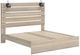 Signature Design by Ashley® Senbry Tan King Panel Bed with Storage-4