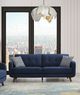 Mazin Furniture Noma Lapis Blue Sofa-2
