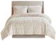 Olliix by Madison Park Gia Blush Twin/Twin XL Back Print Long Fur Comforter Mini Set-0