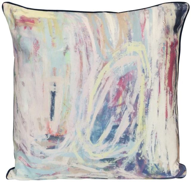 Stylecraft Norman Wyatt Home Blue/White Designer Pillow-0