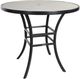 CabanaCoast® Customizable Kensington Wooden 48" Outdoor Round Bar Table-0