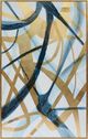 Sagebrook Home Blue Abstract Hand Painted Oil Painting-0