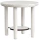 Magnussen Home® Sunset Cove Moonlight Pearl Round End Table-0