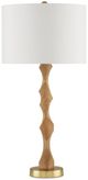 Currey & Company Sunbird Natural/Brass Table Lamp-1