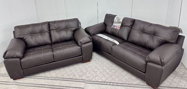 Jackson Furniture Finn Espresso Sofa and Loveseat Set | King's