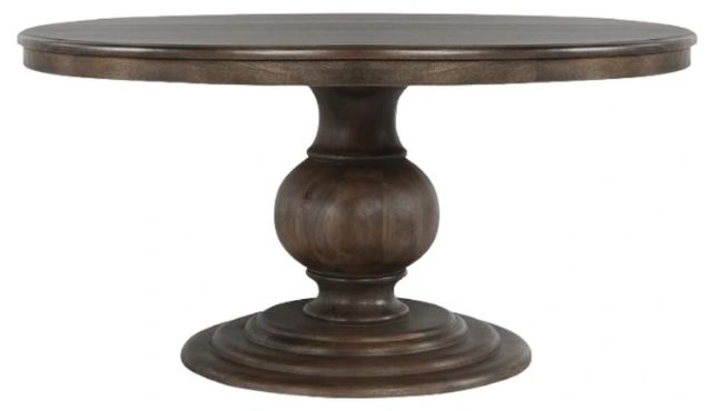 Classic Home Brookside Cocoa Brown 60" Round Dining Table-0