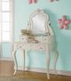 ACME Furniture Edalene Pearl White Vanity Desk with Mirror-4