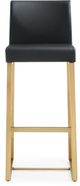 TOV Furniture Denmark Black Gold Set Of 2 Steel Bar Stool-1