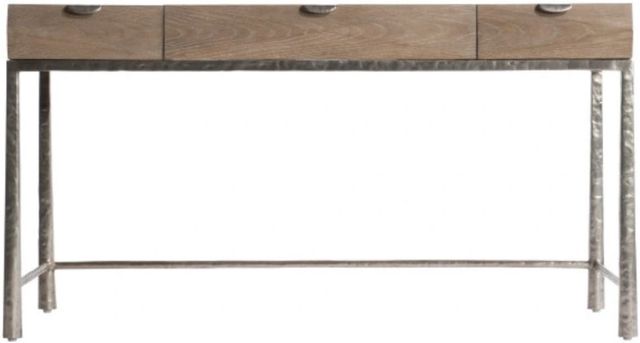 Bernhardt Aventura Brown/Chrome Desk-0