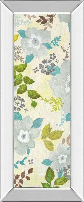 Classy Art Fragrant Garden I by Tava Studios Mirror Framed Wall Art-0