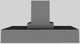 Vent-A-Hood® 54" Gunsmoke Contemporary Island Range Hood-0