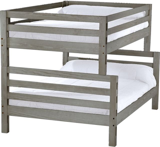 Crate Designs™ Furniture Storm Full XL/Queen Tall Ladder End Bunk Bed-0