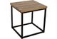 Jofran Inc. Ames Natural End Table with Black Base-3