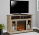 Ameriwood Home Chicago Natural 50" Electric Fireplace Media Console-5
